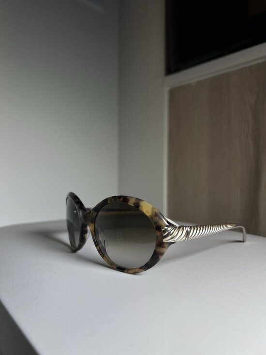 David Yurman DY016 88G Sunglasses 56mm Tortoise Titanium Gold Cable Women main image 8